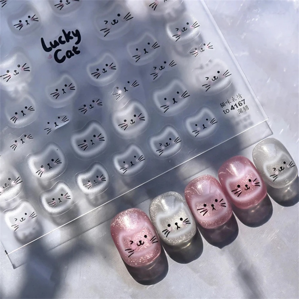 Nail Art Orange - Adesivos de Unha em Relevo com