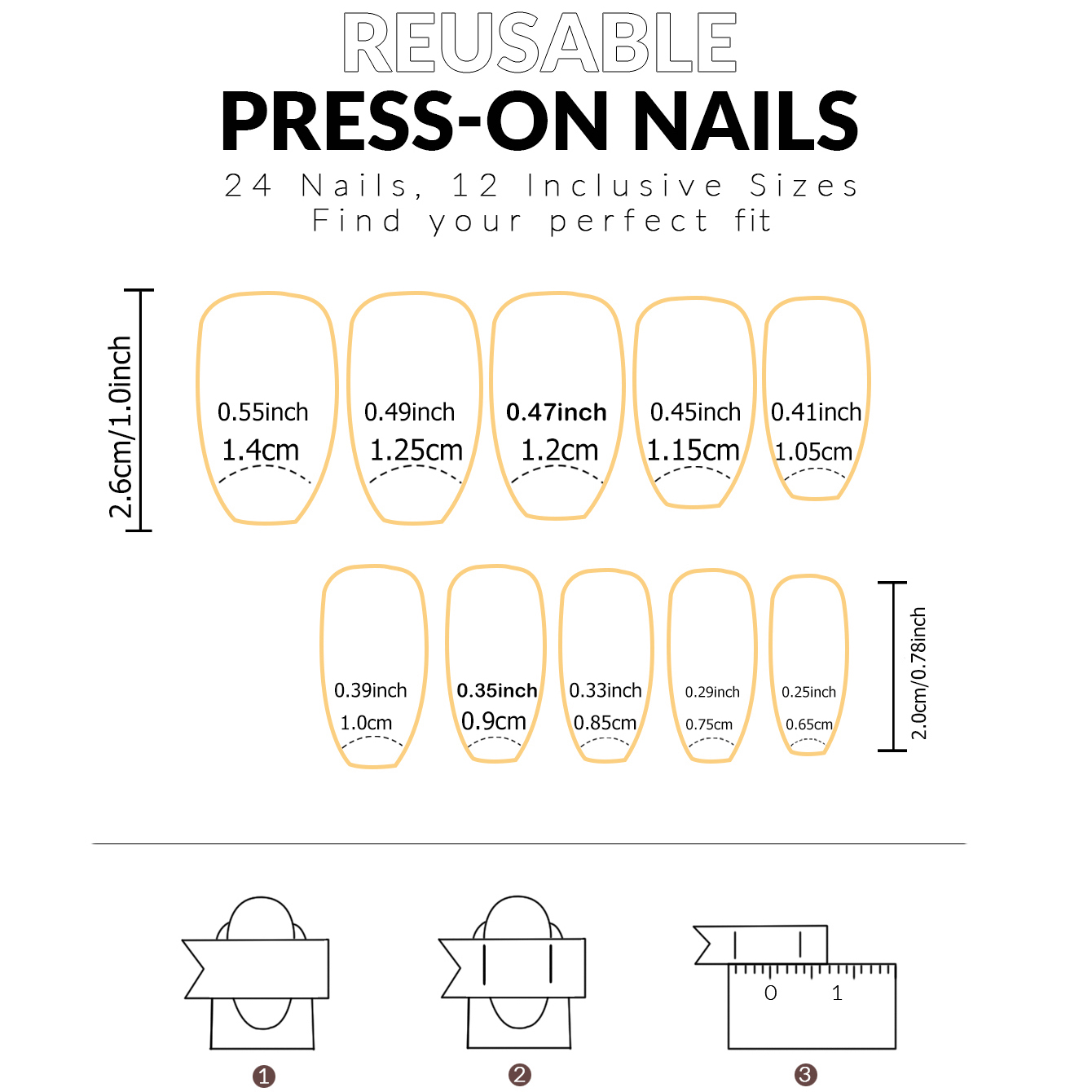 Um conjunto de 24 adesivos de  - Nail Art Pink avaliação e preço
