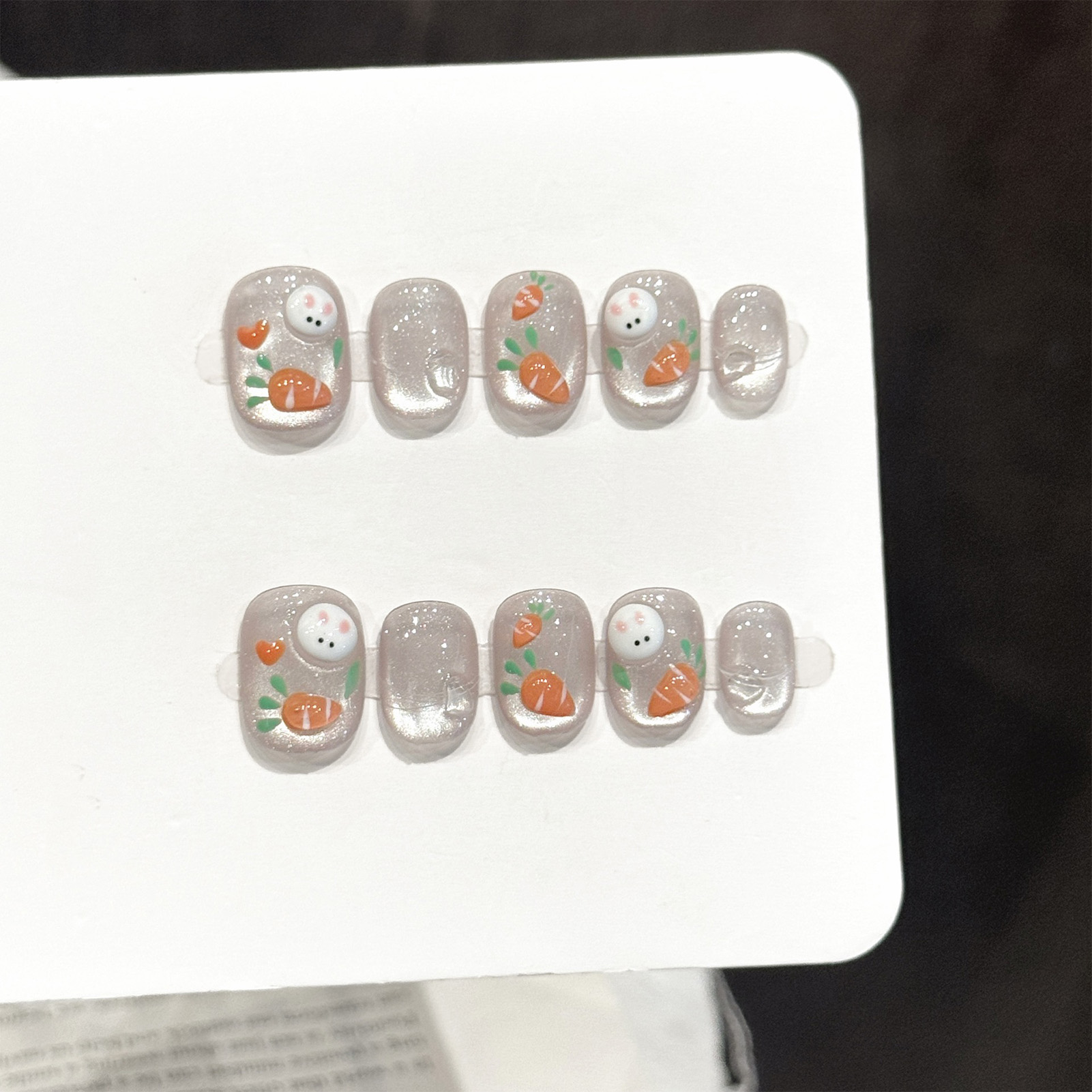 10 peças de unhas postiças fei - Nail Art Press On avaliação e preço
