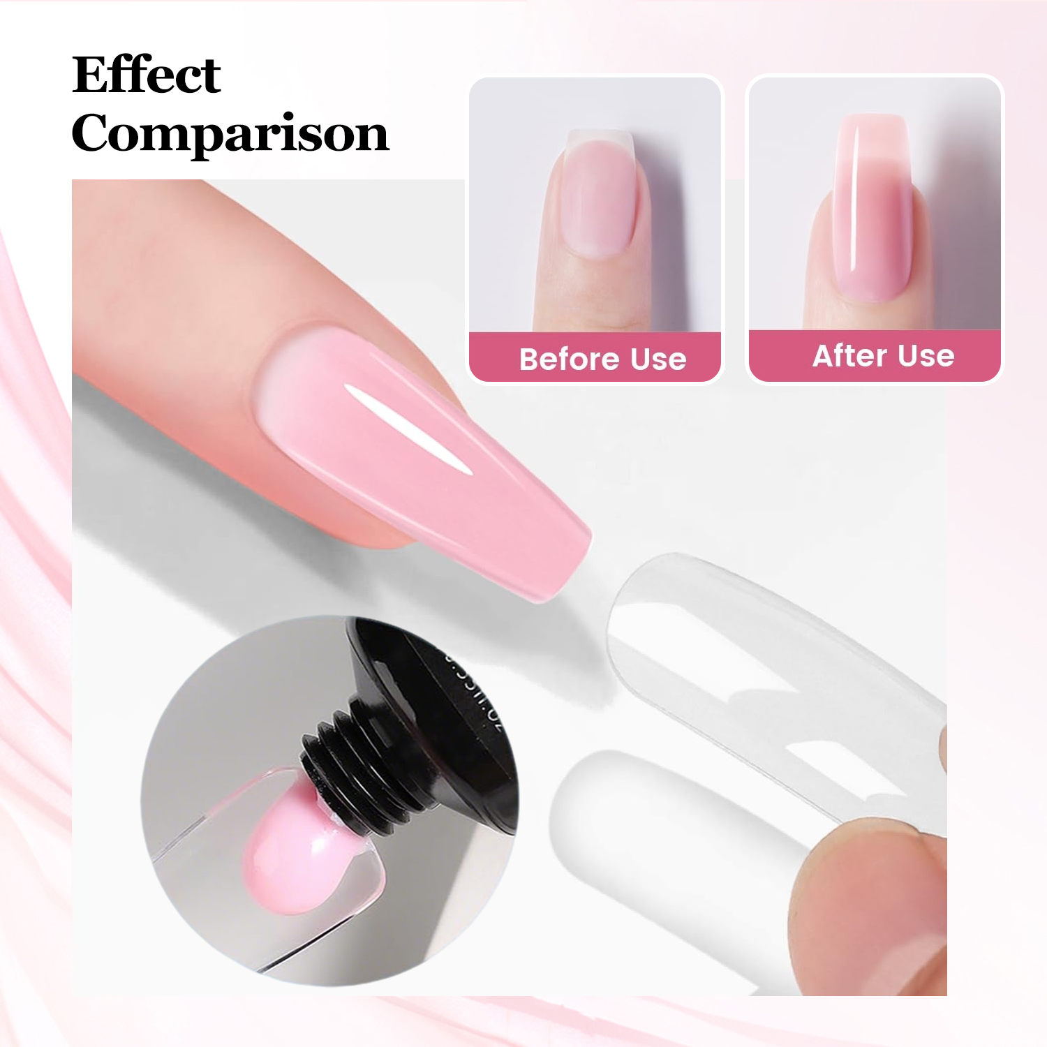 Duolingdai Gel de Extensão de  - Nail Art Ombre avaliação e preço