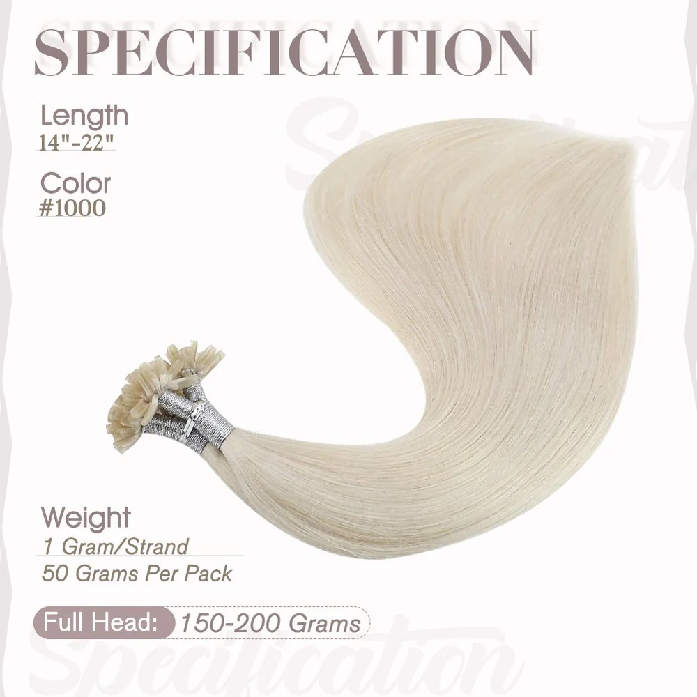 Extensões de cabelo de fusão q - Nail Art Ombre avaliação e preço